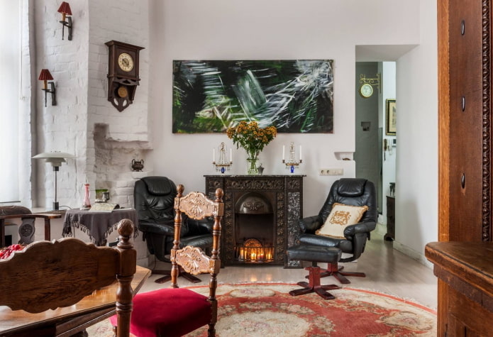 room decoration in the fusion style