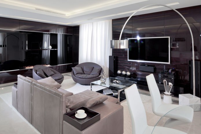 beige floor in the living room