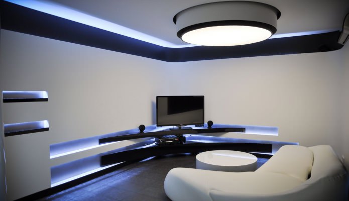 high-tech in the living room