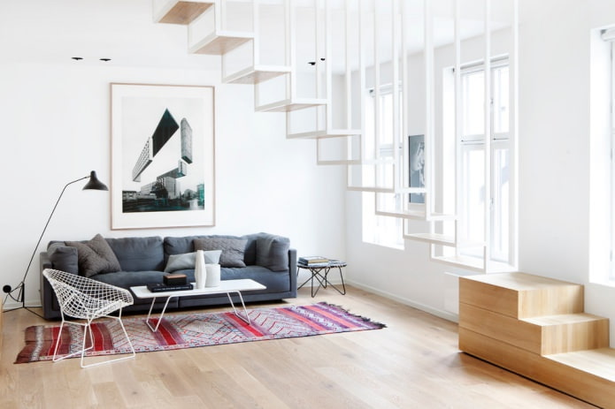 minimalism in the living room