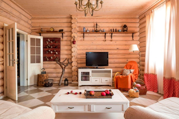 log walls