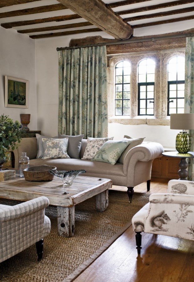 sofa area in the hall