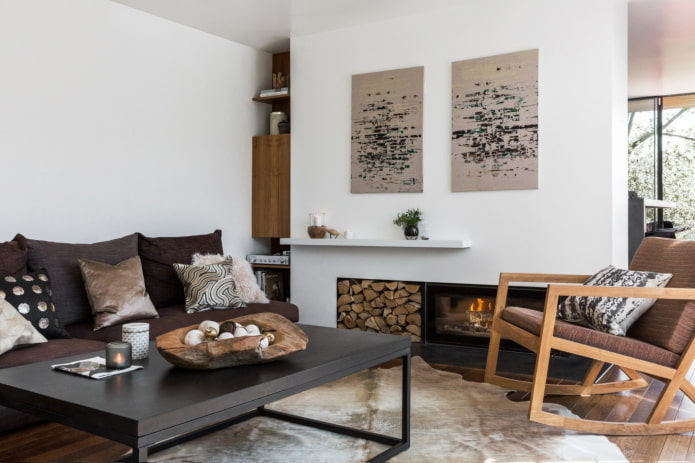 pure white walls