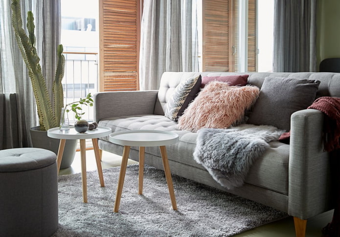 fur in the interior