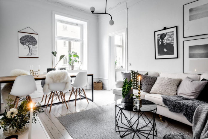 light white living room