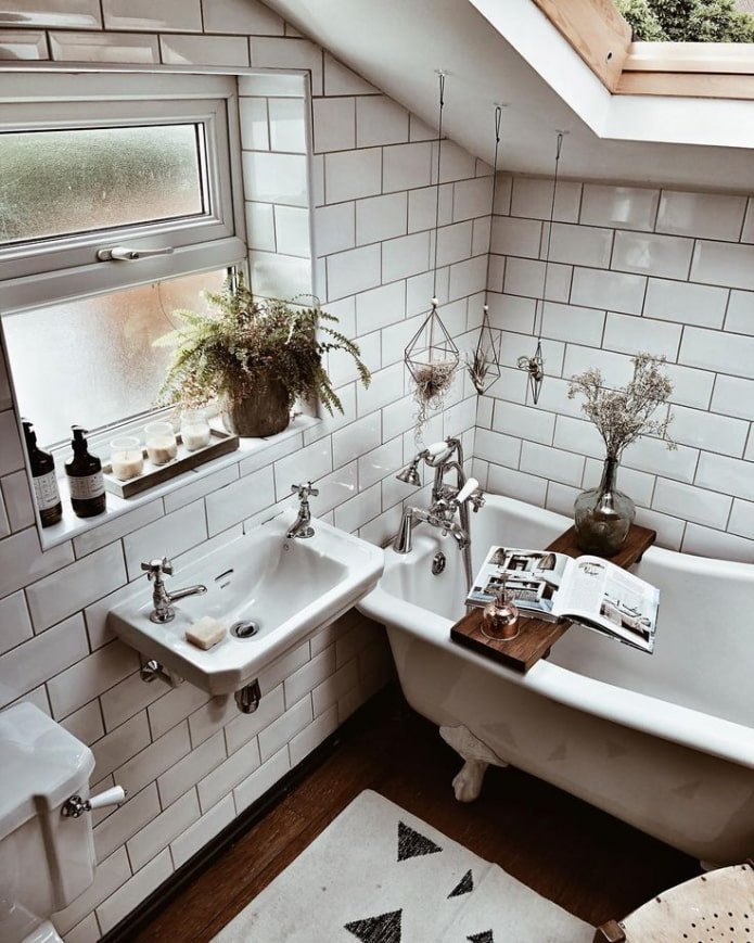 attic bathroom