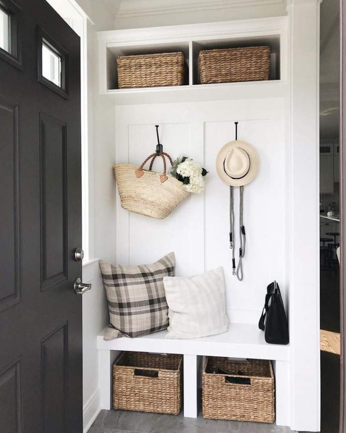 storage in the hallway