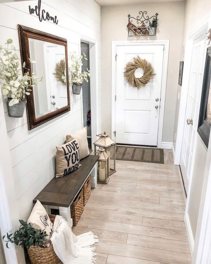 hygge-style hallway
