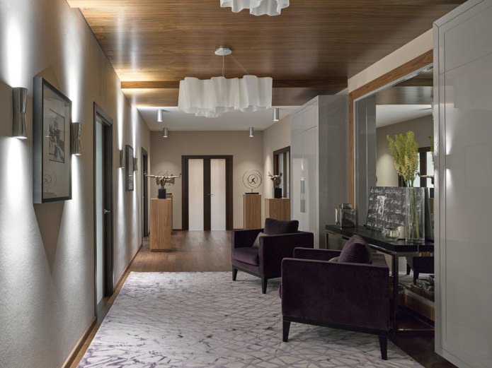 contemporary hallway