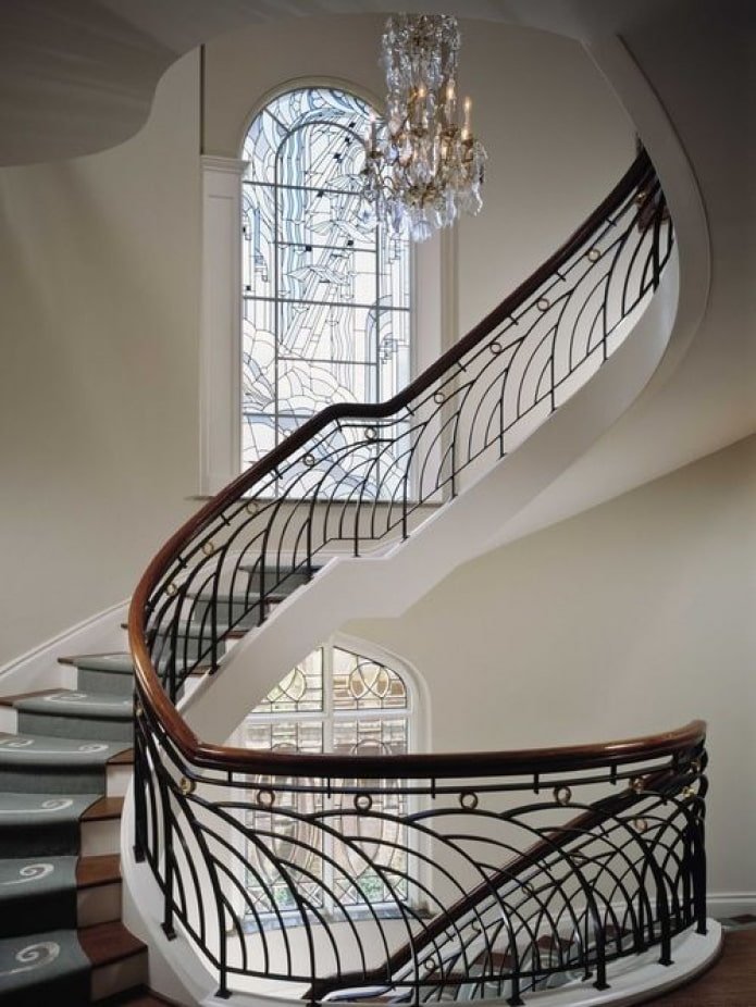 light house in Art Nouveau style
