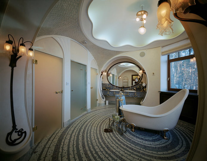 modern bathroom interior