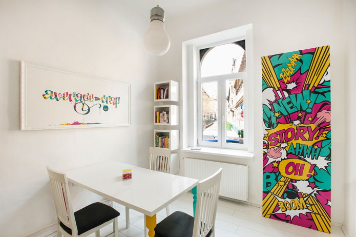poster in the interior