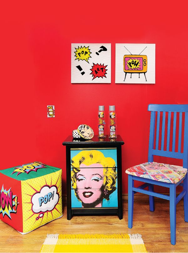 cabinet with image of Monroe