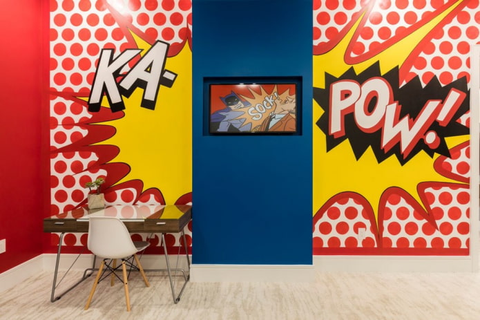 bright wall decoration