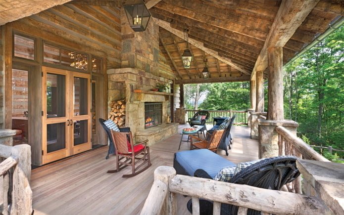 rustic style house design