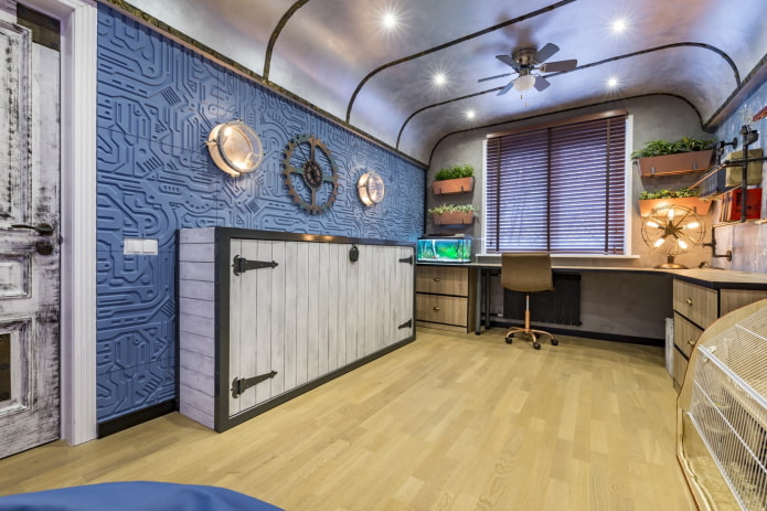 textured wall in the interior