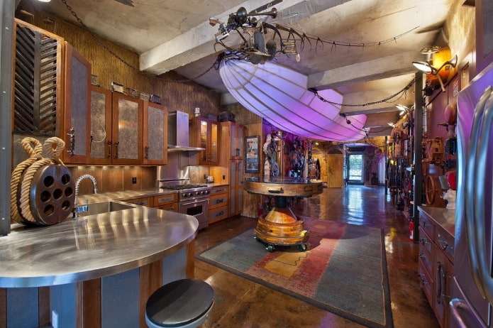 airship in the interior