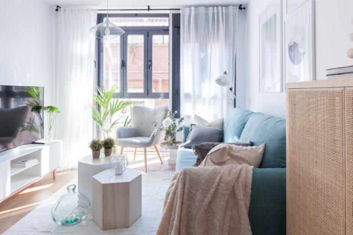 Small Scandi living room