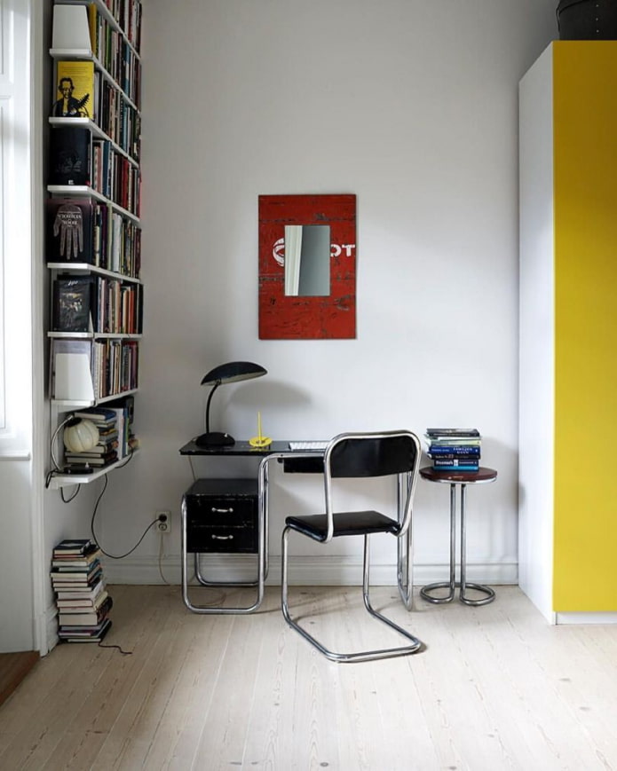 Bauhaus-style workspace