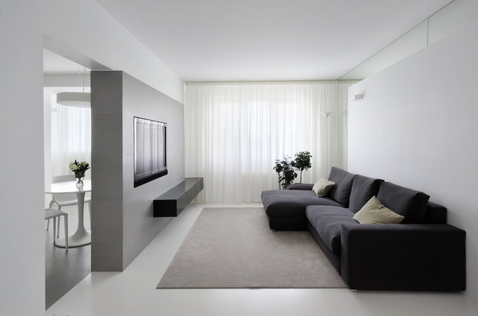 Minimalism in the living room