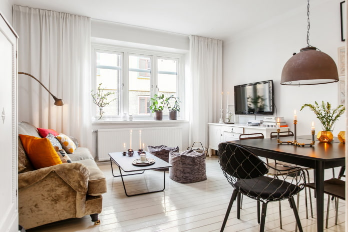 photo of an interior in the contemporary style