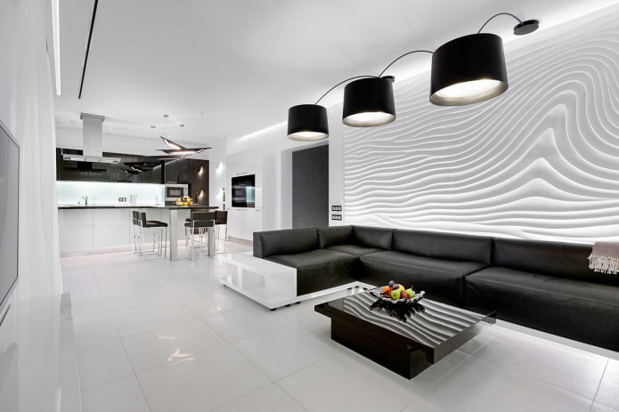 white tile floor