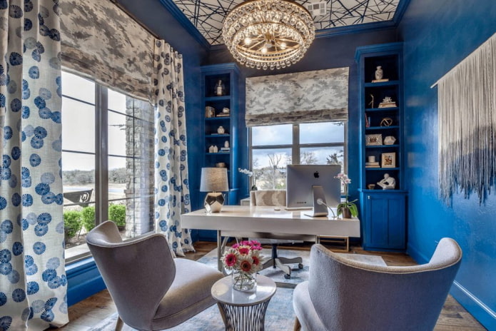 Mediterranean style office