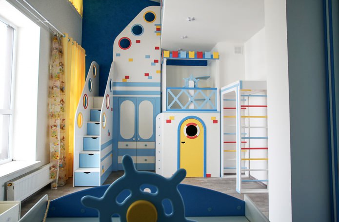 Nautical style in the nursery