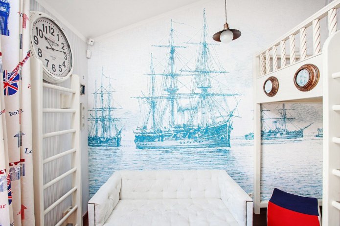 boy's room in a marine style