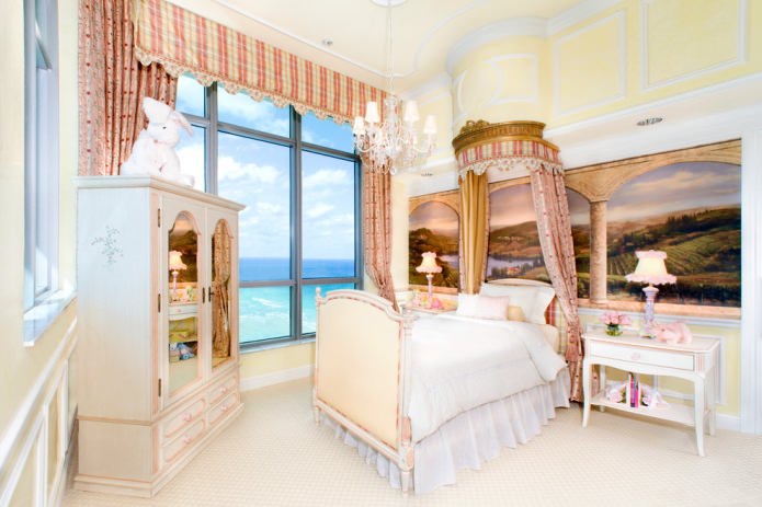 Italian style of the nursery