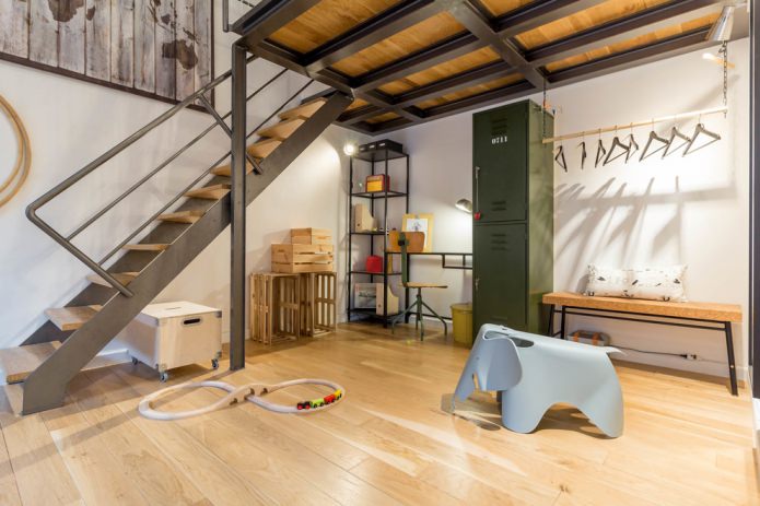 Loft in the attic