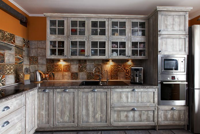 rustic style kitchen
