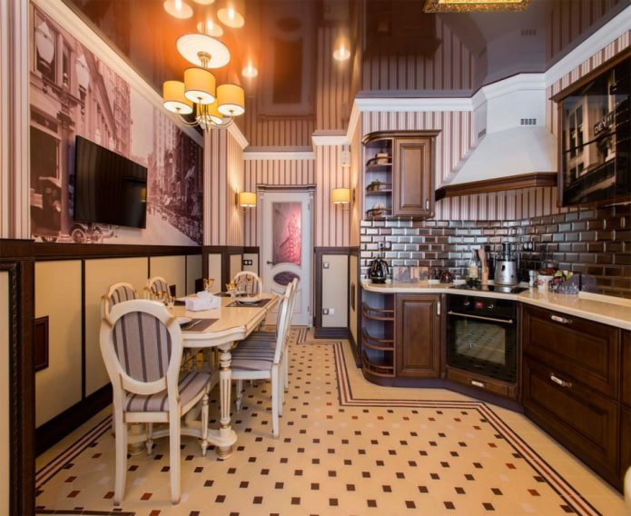 kitchen in English style