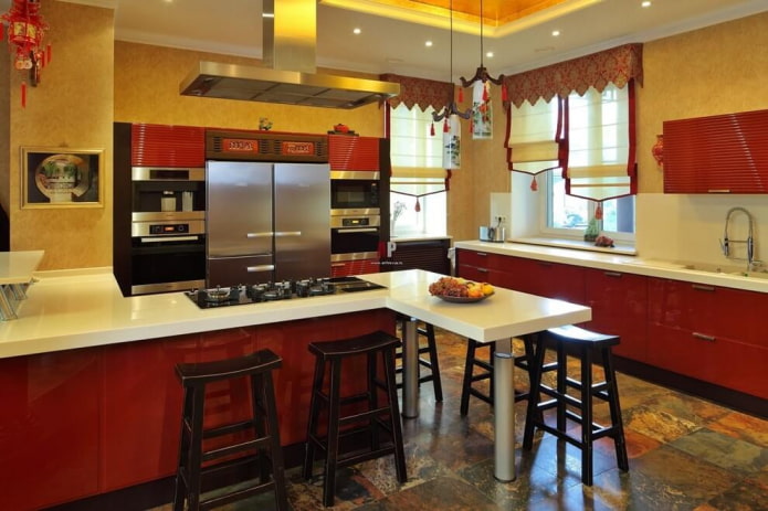 kitchen in Chinese style
