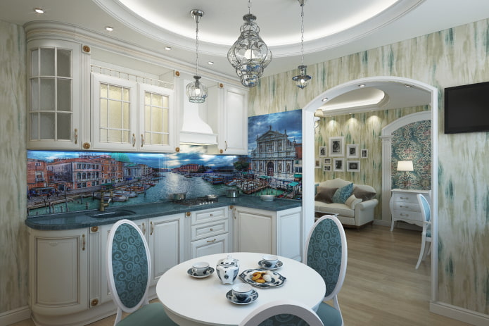 kitchen in Venetian style