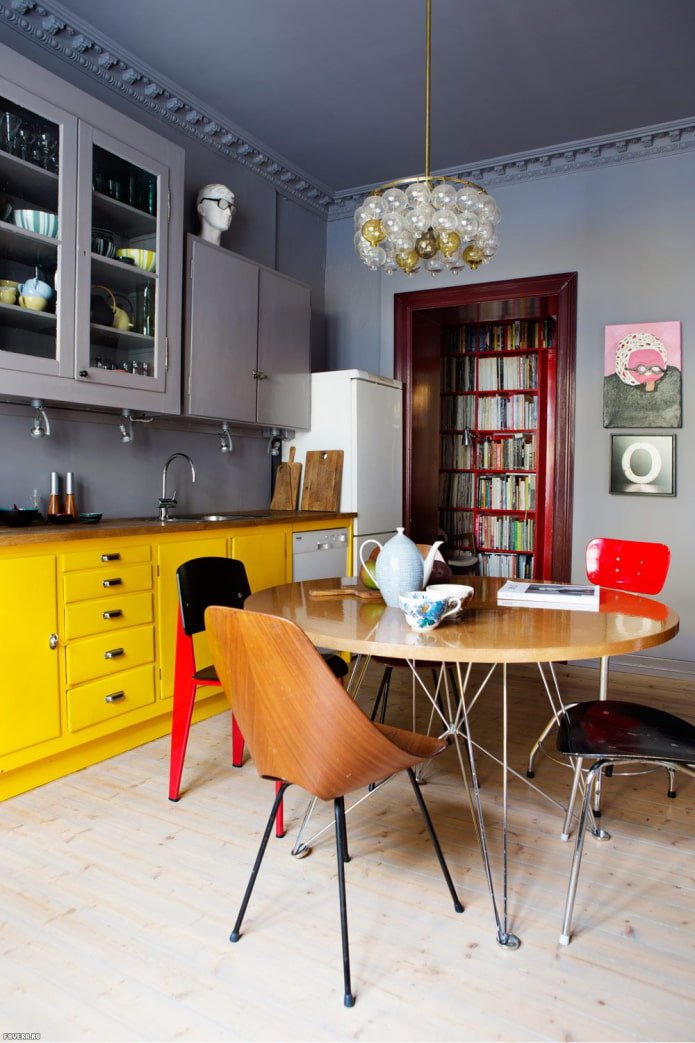 kitchen in eclectic style