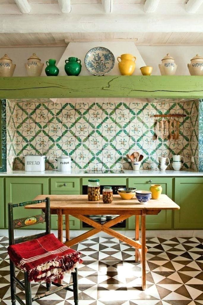 boho style kitchen