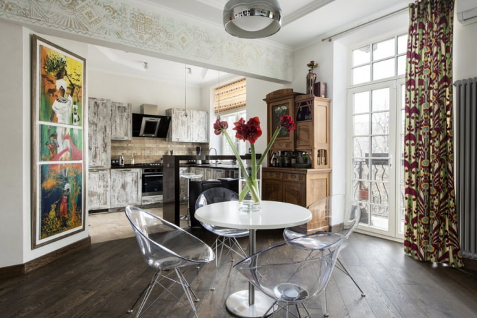 kitchen in grunge style
