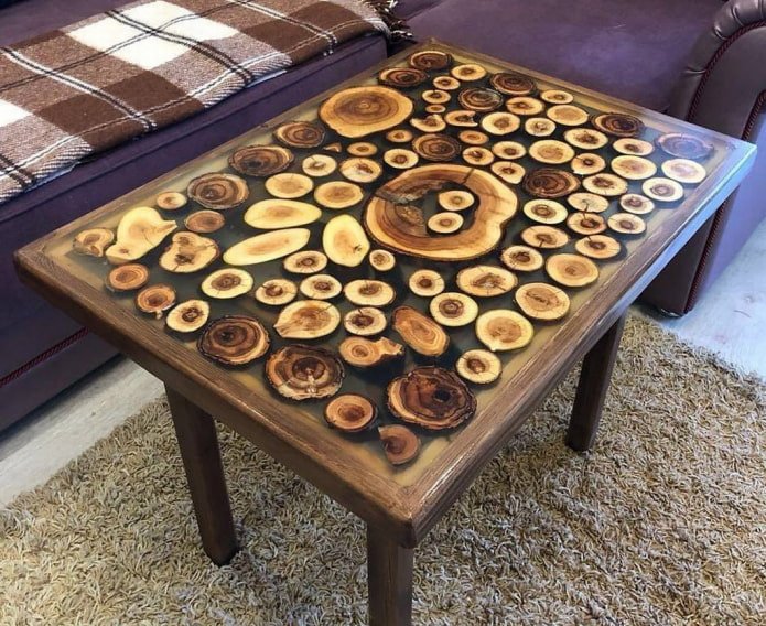 Table from several cuts
