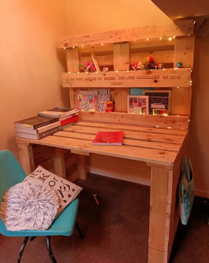 Pallet Study Table