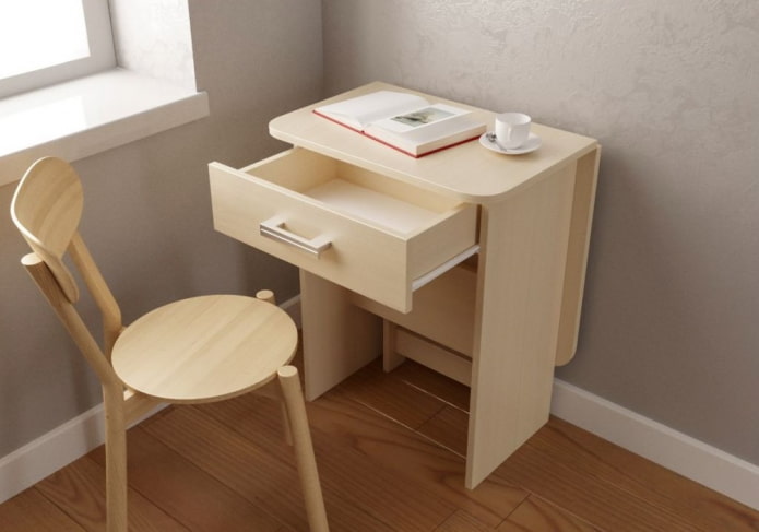 corner book-shaped structure in the interior