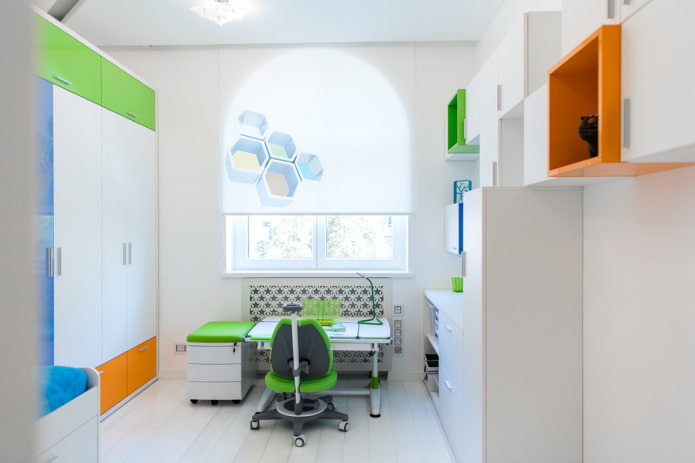 transforming table in a children's room