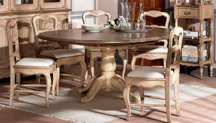 wooden table