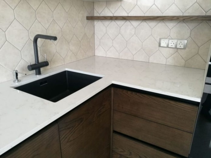 apron and countertop sealant