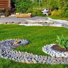 How to design a dry stream on a site?-1