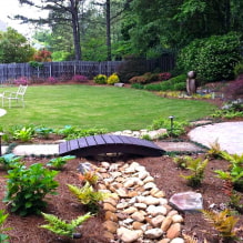 How to decorate a dry stream on a site?-5