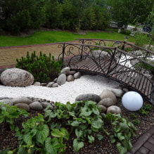 How to decorate a dry stream on a site?-3
