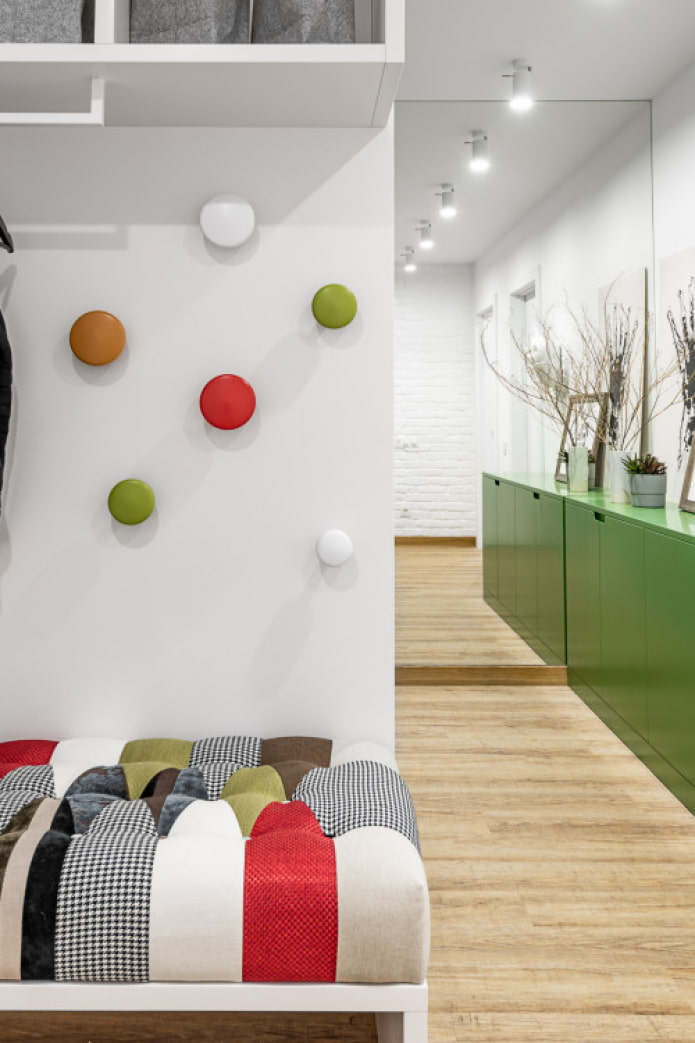 bright furniture for the hallway