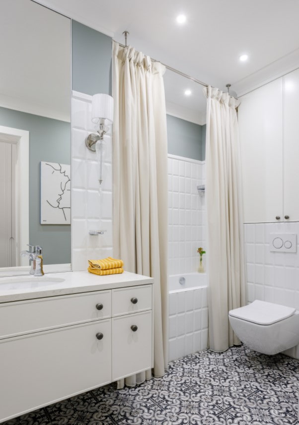 modern Scandinavian bathroom