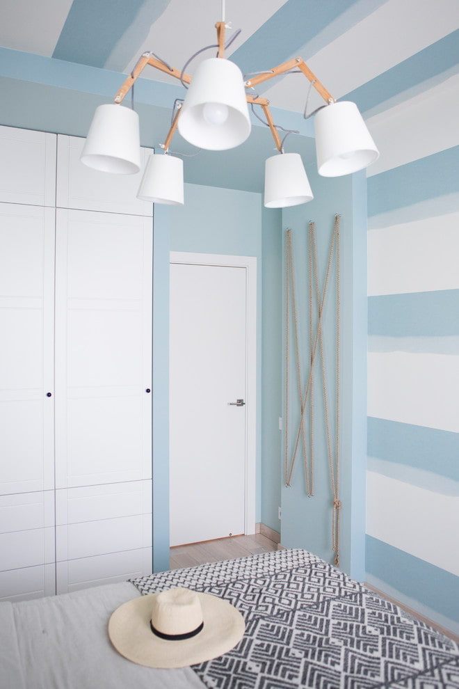 light-colored doors in combination with light walls